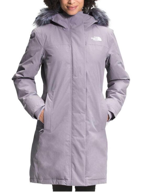 The North Face Jackets & Blazers - THE NORTH FACE Sz XL 550 Down Arctic Parka Lavender Fur Hooded Jacket Coat